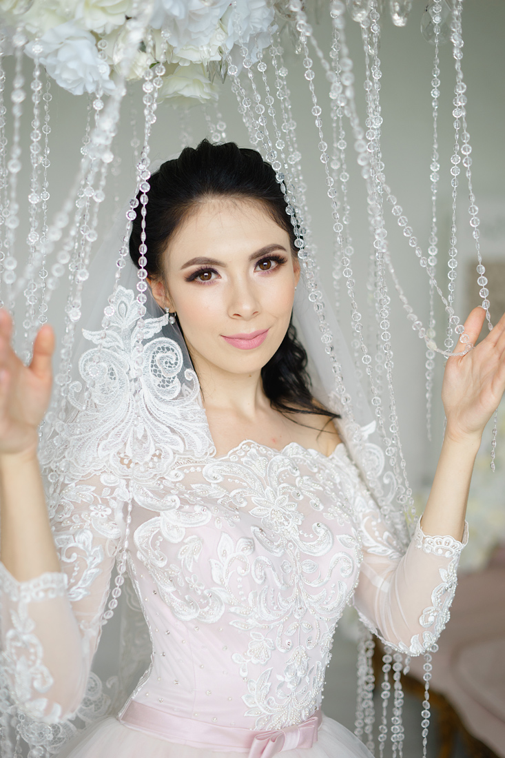 Свадебный Фотограф Запорожье Маша Рихтер невеста в розовом платье